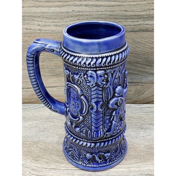 Arnels German Beer Stein Blue 3D - Picture 5 of 9